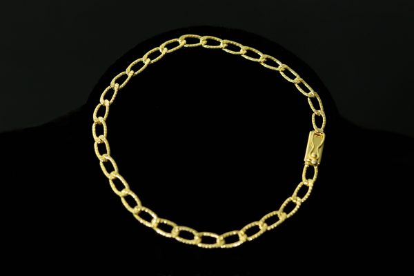 PULSEIRA GRUMET TRABALHADA (5MM) - 21CM