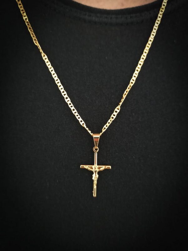 PINGENTE CRUCIFIXO 1X2CM