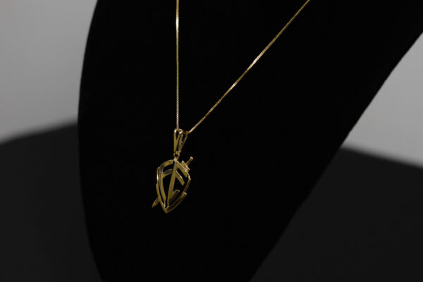CONJUNTO VENEZIANA+ PINGENTE ESCUDO DA FÉ