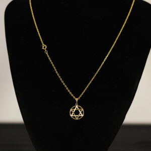CONJUNTO CARTIER CADEADO (2MM) + PINGENTE ESTRELA DE DAVI