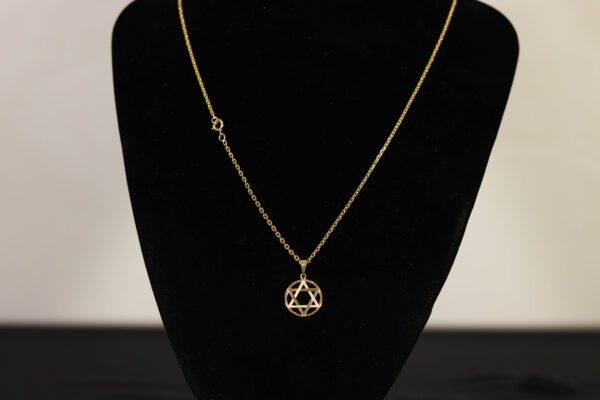 CONJUNTO CARTIER CADEADO (2MM) + PINGENTE ESTRELA DE DAVI