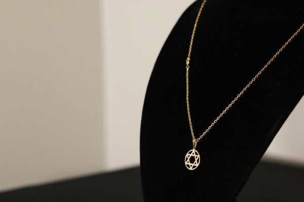 CONJUNTO CARTIER CADEADO (2MM) + PINGENTE ESTRELA DE DAVI - Image 2