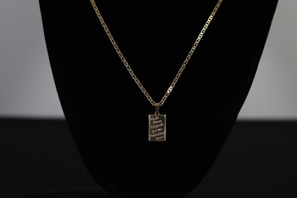 CONJUNTO PIESTRINE + PINGENTE TUDO POSSO