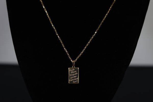 CONJUNTO CARTIER ELO CHAPADO + PINGENTE TUDO POSSO