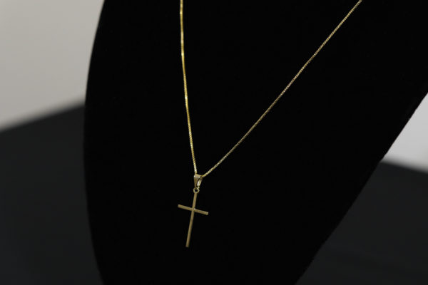 CONJUNTO VENEZIANA + PINGENTE CRUZ