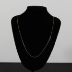 CORRENTE CARTIER ELO CHAPADO (1MM) - Imagem 2