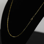 CORRENTE CARTIER ELO CHAPADO (1MM)