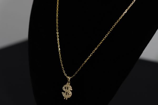 CONJUNTO CARTIER CADEADO + PINGENTE CIFRÃO