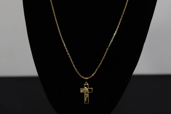 CONJUNTO CARTIER CADEADO + PINGENTE CRUZ FACE DE CRISTO - Image 3