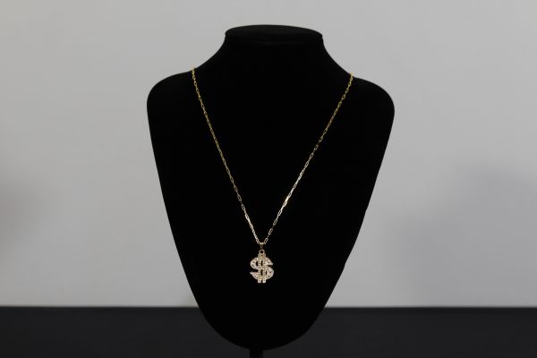 CONJUNTO CARTIER 2MM + PINGENTE CIFRÃO - Image 2