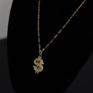CONJUNTO CARTIER 2MM + PINGENTE CIFRÃO