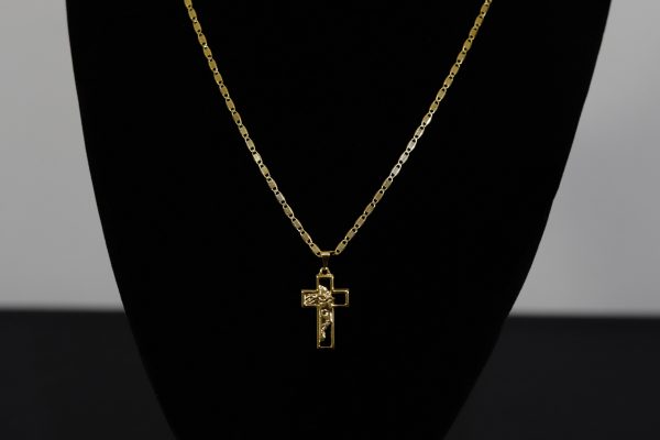 CONJUNTO PIESTRINE PREMIUM + PINGENTE CRUZ FACE DE CRISTO - Image 3