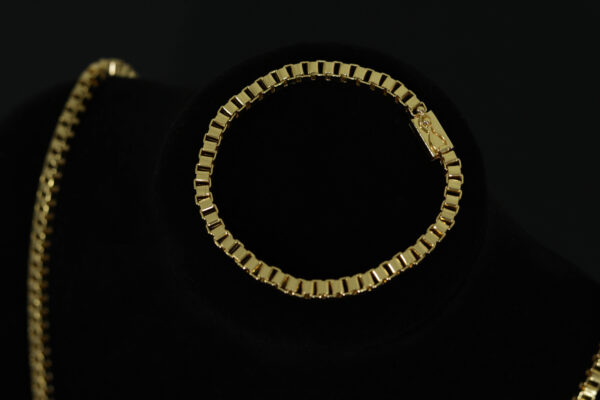 KIT CORRENTE E PULSEIRA VENEZIANA ( 4 MM ) - Image 2