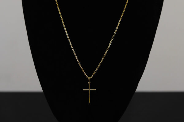 CONJUNTO CARTIER CADEADO + PINGENTE CRUZ PALITO - Image 3