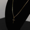 CONJUNTO CARTIER CADEADO + PINGENTE CRUZ PALITO