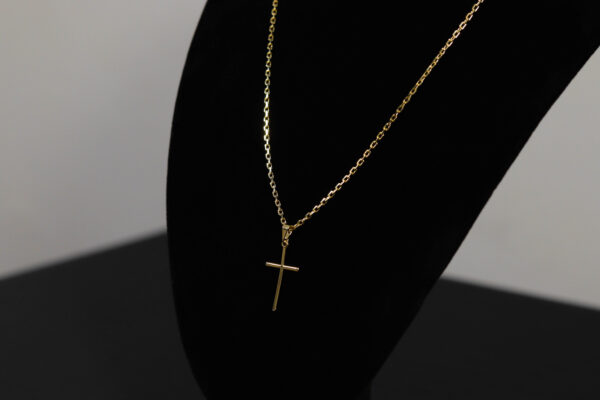 CONJUNTO CARTIER CADEADO + PINGENTE CRUZ PALITO