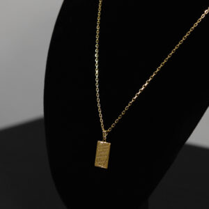 CONJUNTO CARTIER CADEADO + PINGENTE O SENHOR É MEU PASTOR
