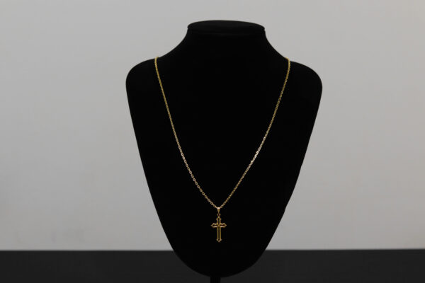 CONJUNTO CARTIER CADEADO + PINGENTE CRUZ VAZADA - Image 2