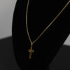 CONJUNTO CARTIER CADEADO + PINGENTE CRUZ VAZADA