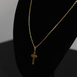 CONJUNTO CARTIER CADEADO + PINGENTE CRUZ VAZADA