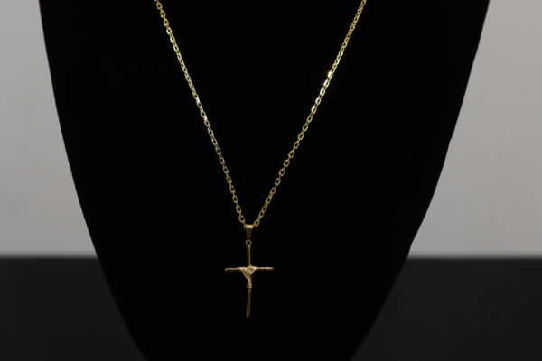 CONJUNTO CARTIER CADEADO + PINGENTE CRUZ TRANÇADA - Image 3