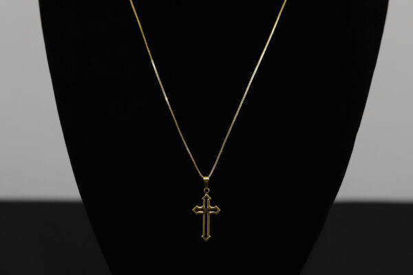 CONJUNTO VENEZIANA + PINGENTE CRUZ VAZADA - Image 3