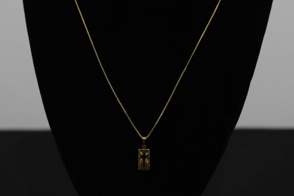 CONJUNTO VENEZIANA + PINGENTE PLACA CRUZ VAZADA - Image 3