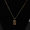 CONJUNTO CARTIER ELO CHAPADO + PINGENTE O SENHOR É MEU PASTOR - Imagem 3