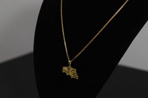CONJUNTO CORRENTE PIESTRINE + PINGENTE CAMINHÃO BRUNO GARCIA