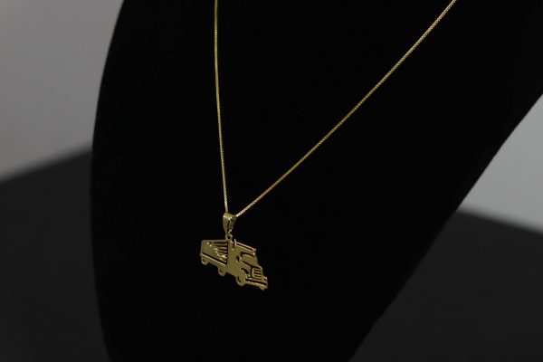 CONJUNTO CORRENTE VENEZIANA + PINGENTE CAMINHÃO BRUNO GARCIA
