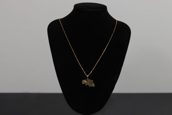 CONJUNTO CORRENTE CARTIER ELO CHAPADO + PINGENTE CAMINHÃO BRUNO GARCIA - Image 2